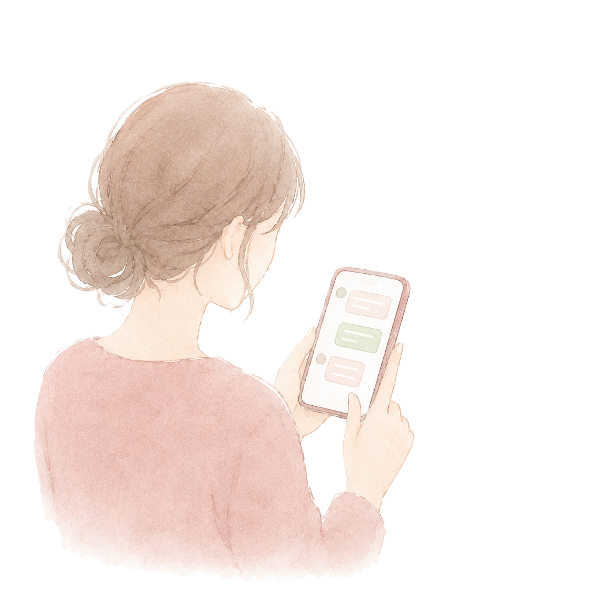 チャット労務相談のイラスト
